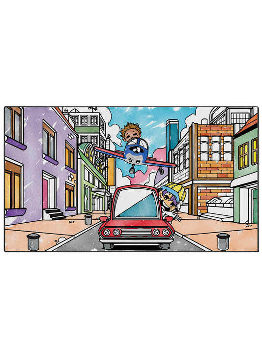 Coloring Mat "Lazy Race"