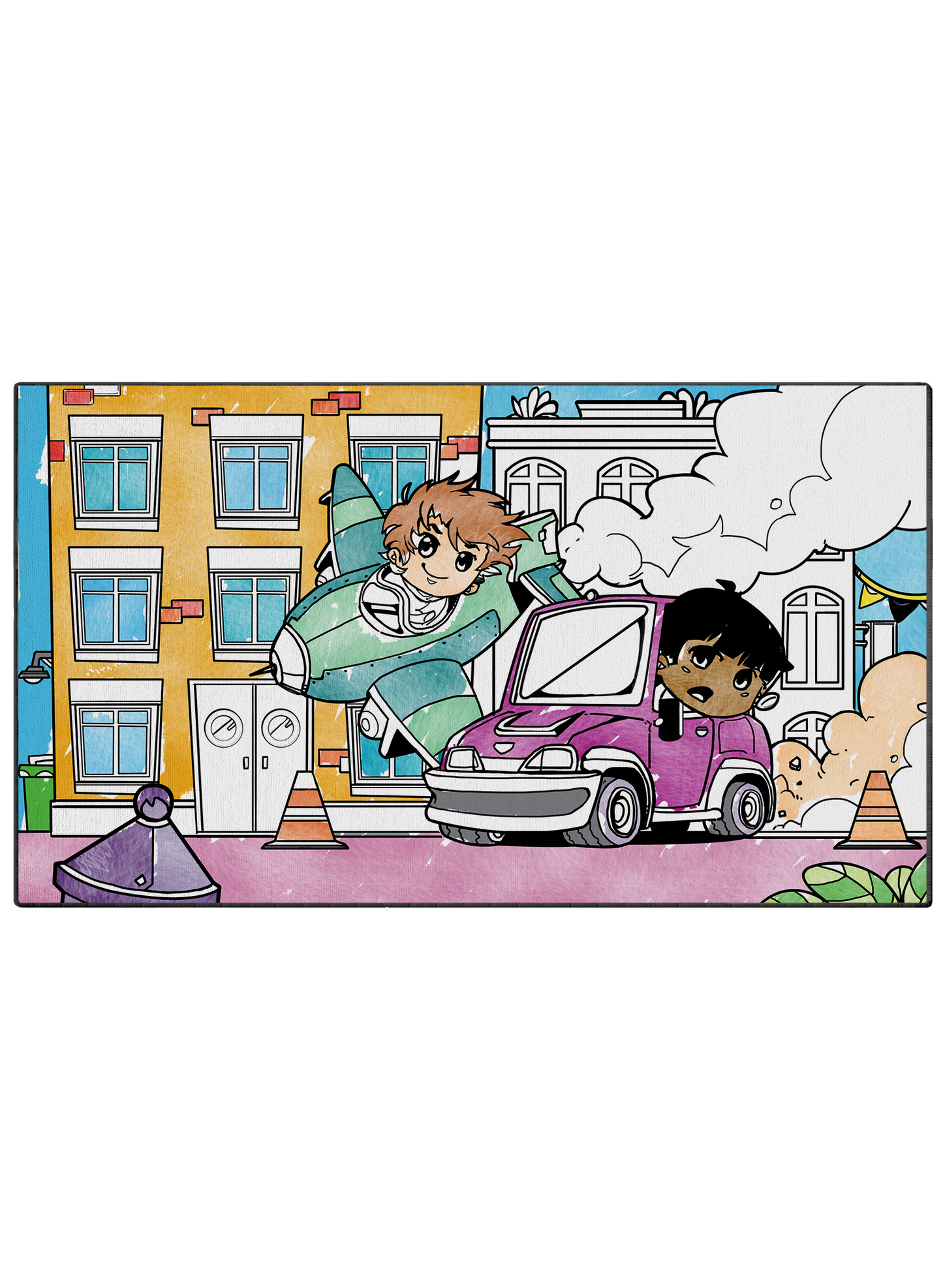 Coloring Poster "Horizon Drift"