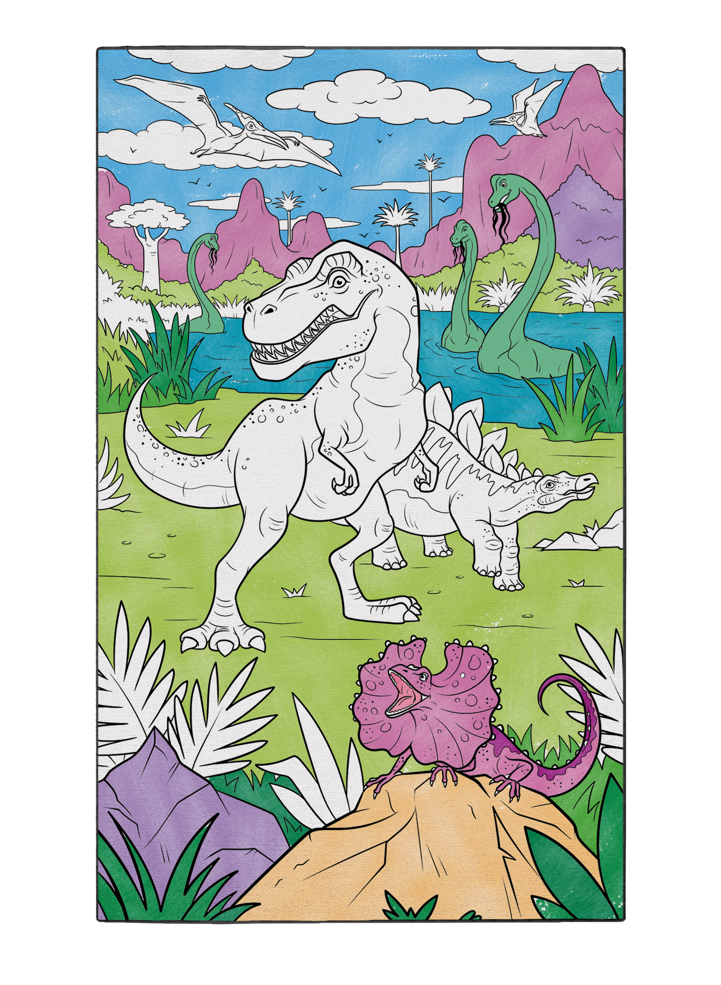 Coloring Poster "Ancient Rulers"