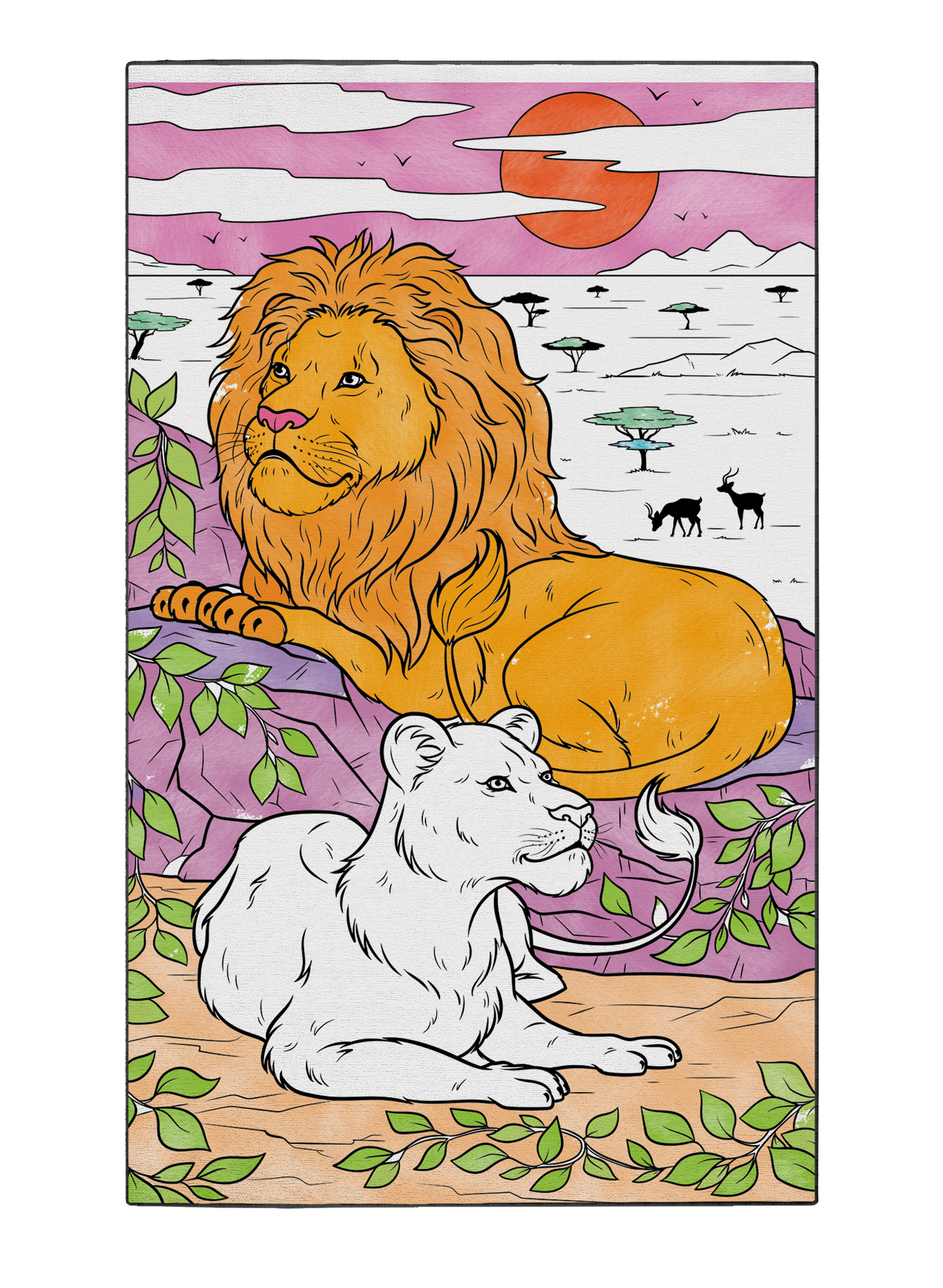 Coloring Mat "Pride Perch"