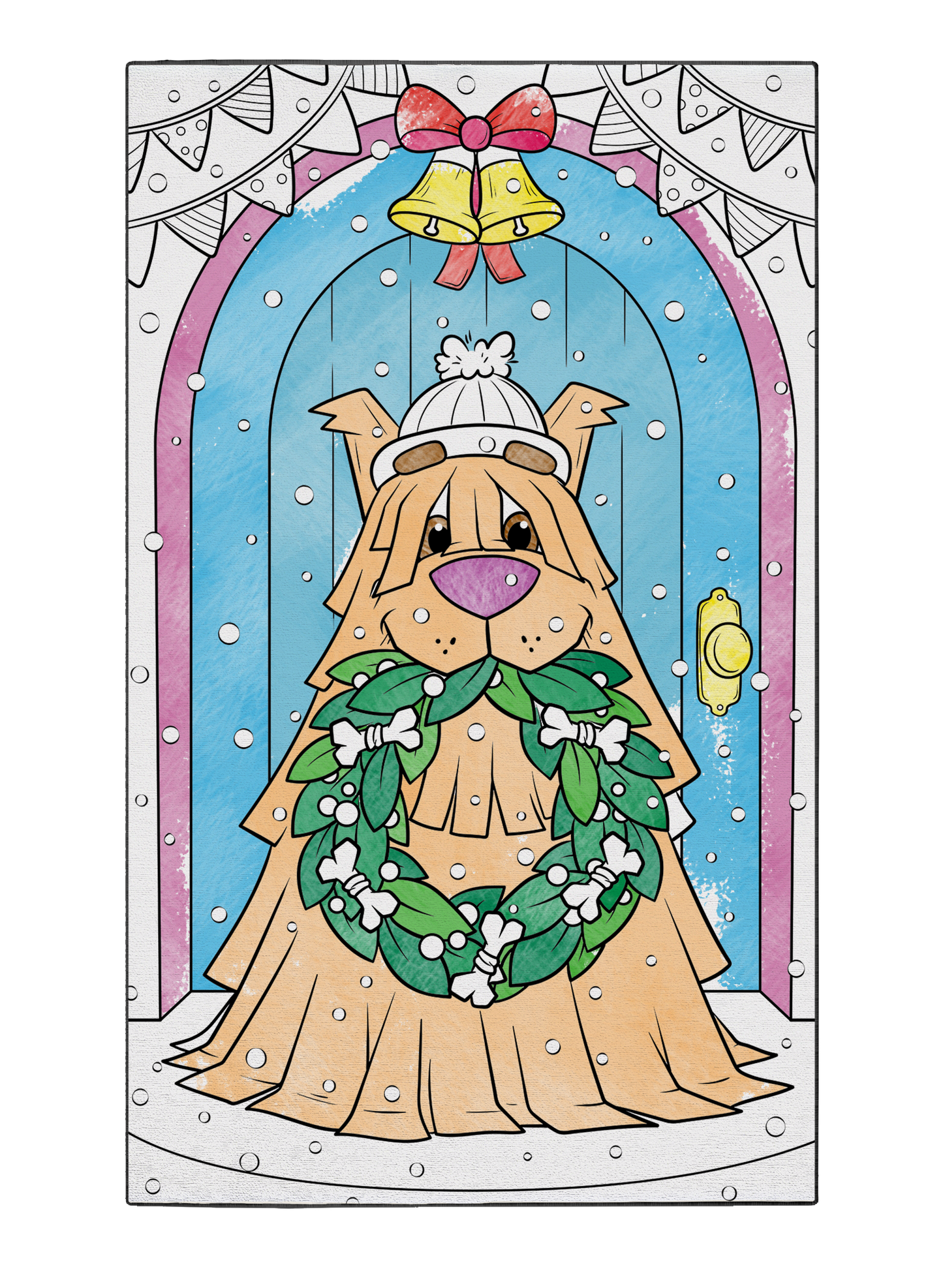 Coloring Mat "Noel"