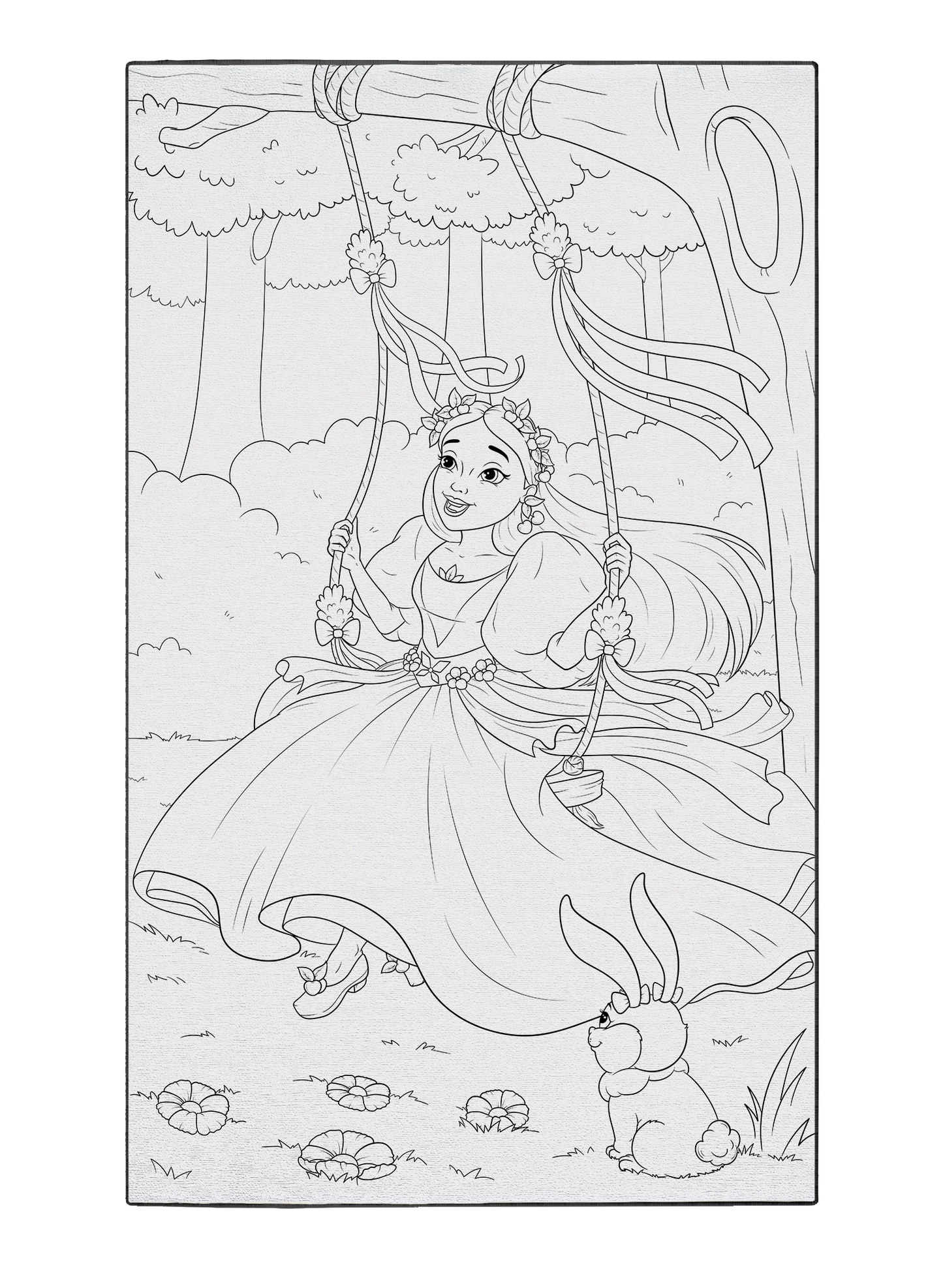 Summer Swings Washable Coloring Mat