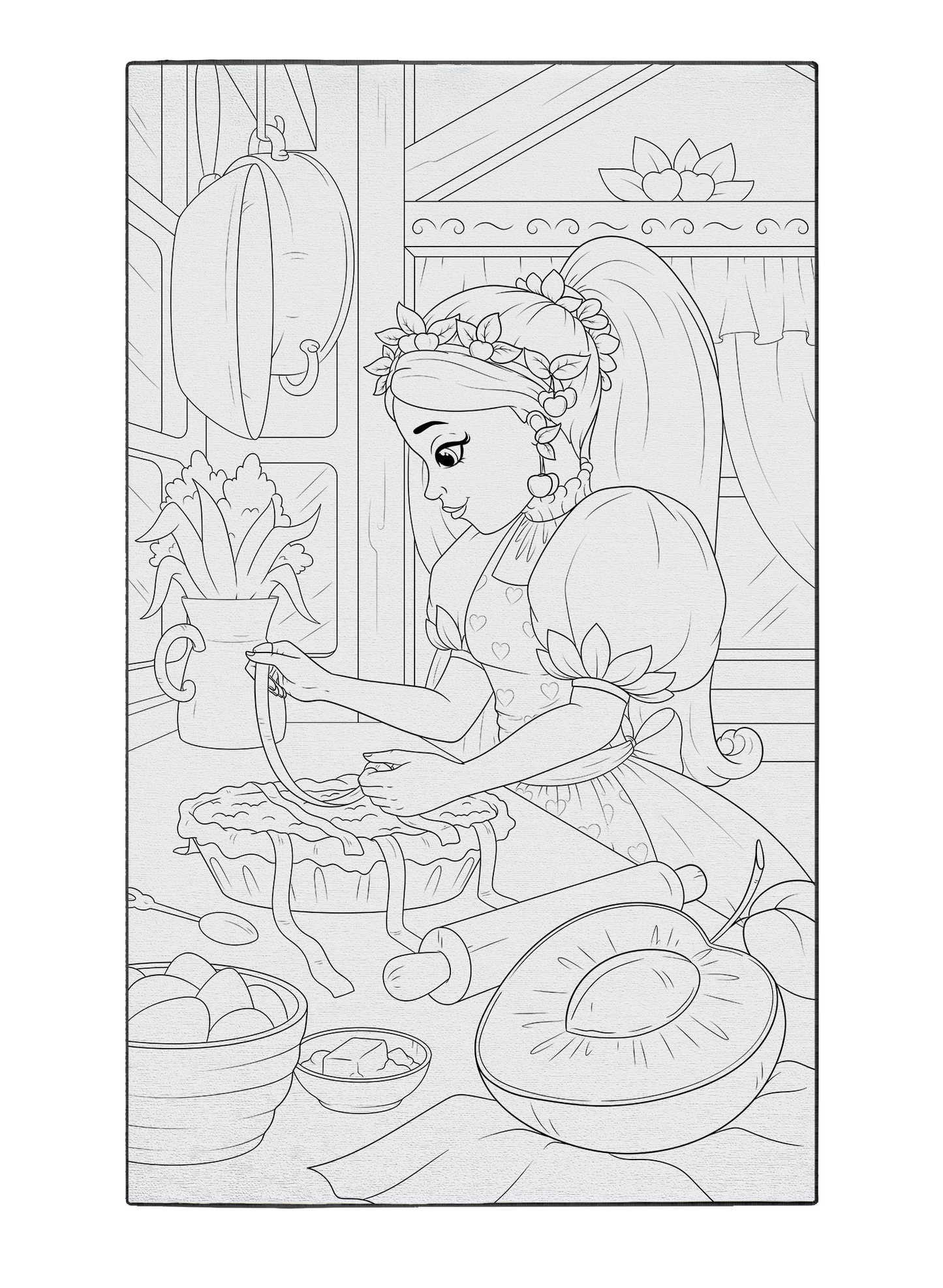 Shop "Baking Bliss" Coloring Poster