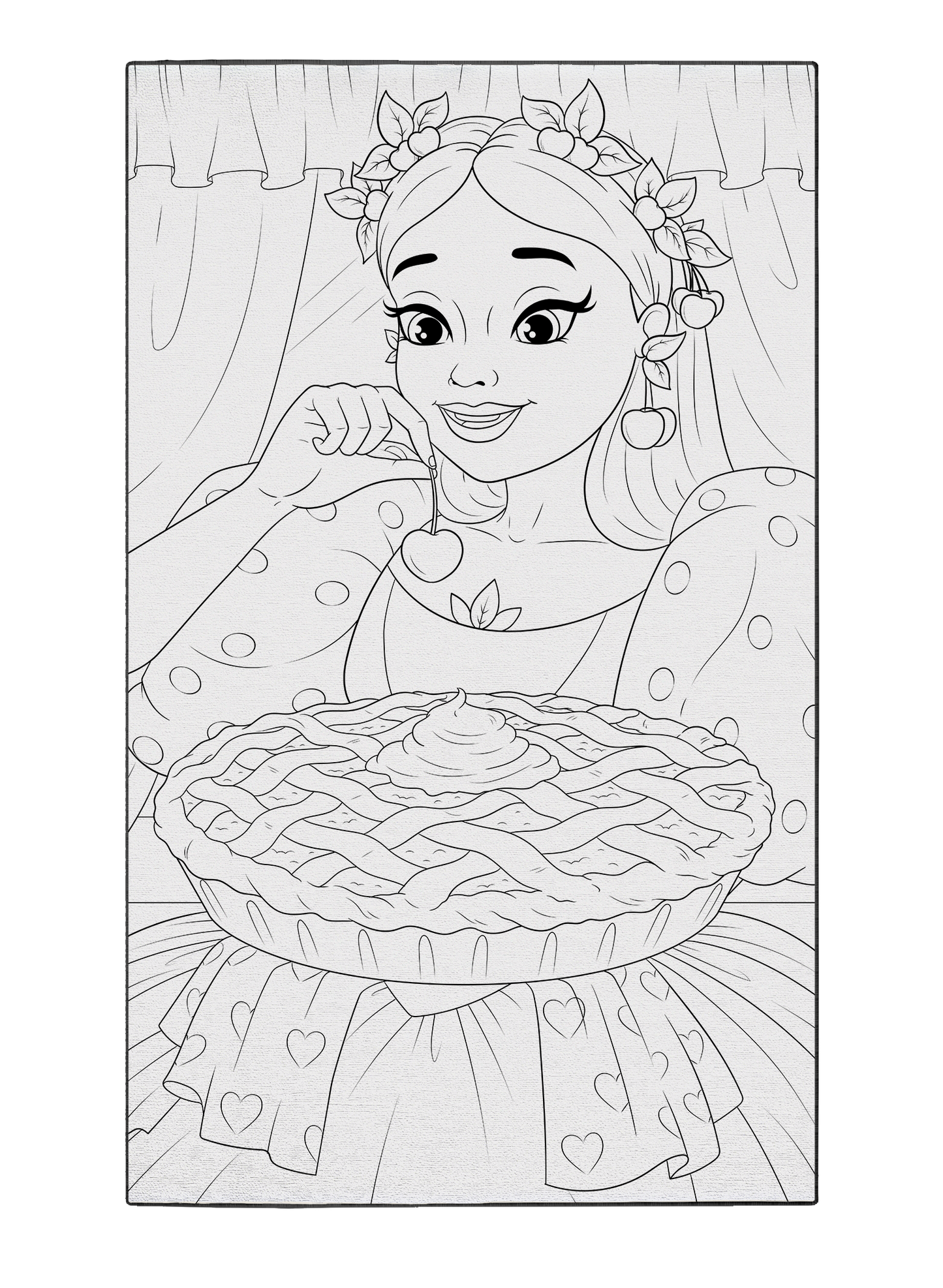 The Cherry on Top Washable Coloring Mat