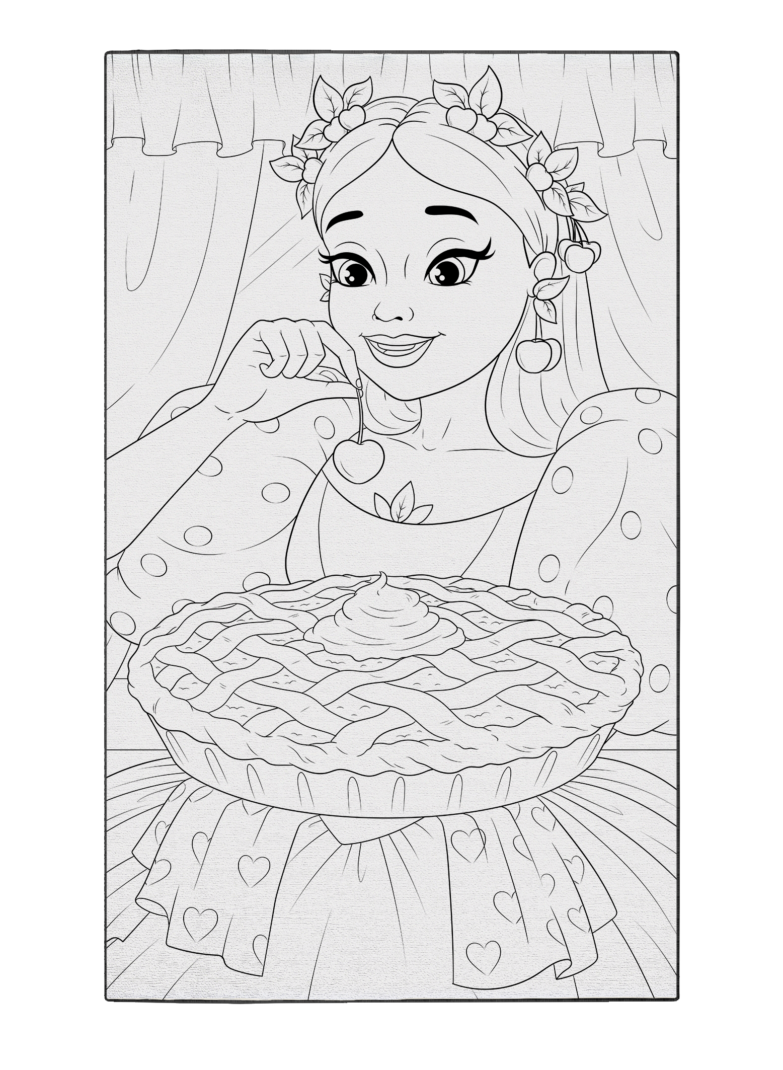 The Cherry on Top Washable Coloring Mat