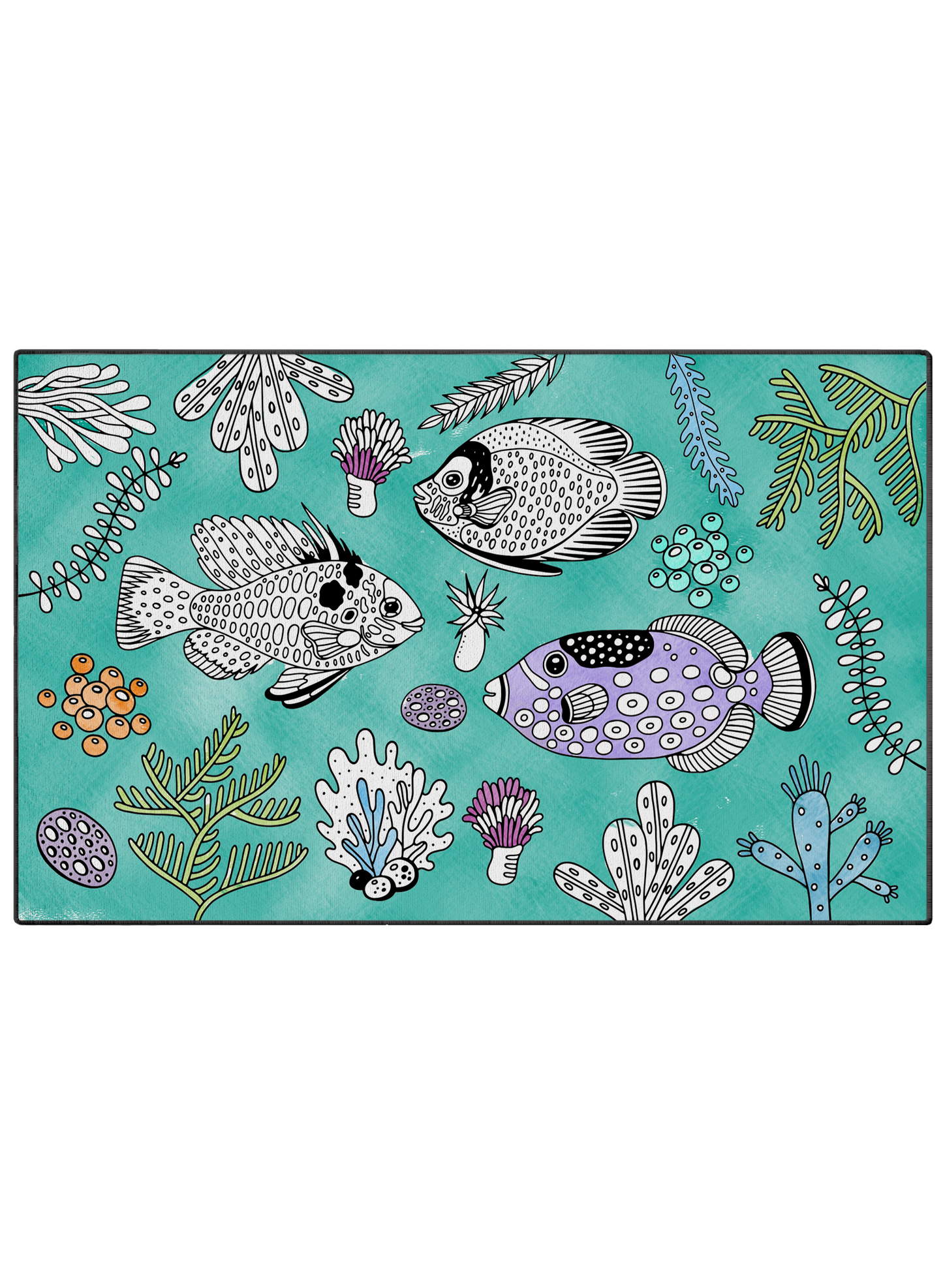 Coloring Poster "Fascinating Freshwater"