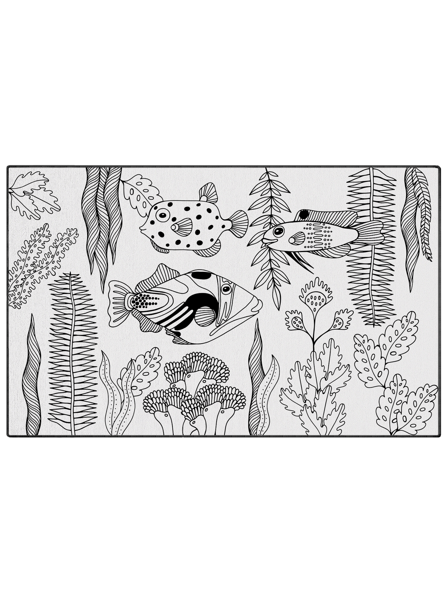 Saltwater Shenanigans Washable Coloring Mat