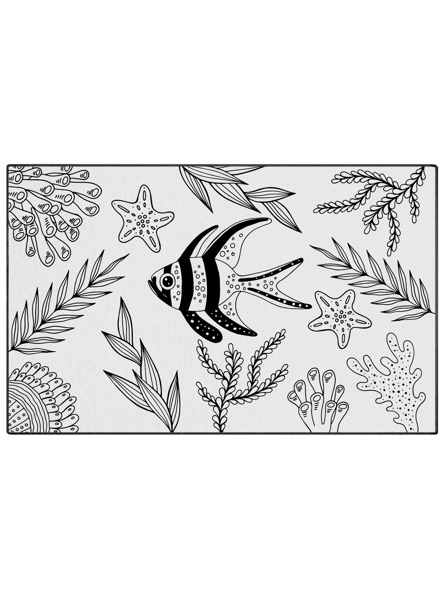 One Little Fish Coloring Mat