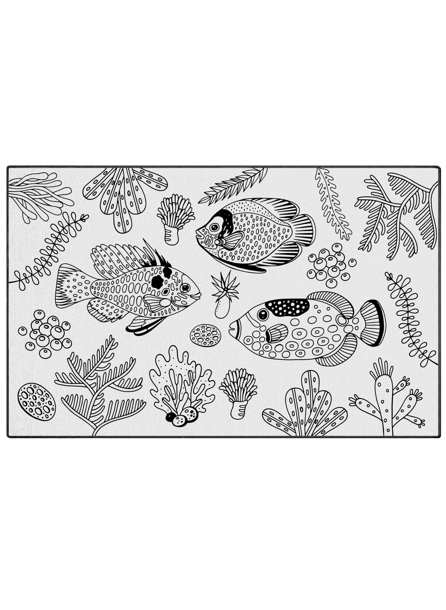 Fascinating Freshwater Poster to Color