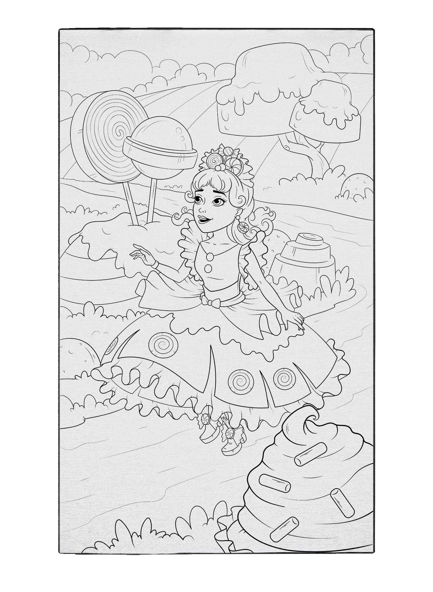 Taffy Lane Washable Coloring Mat