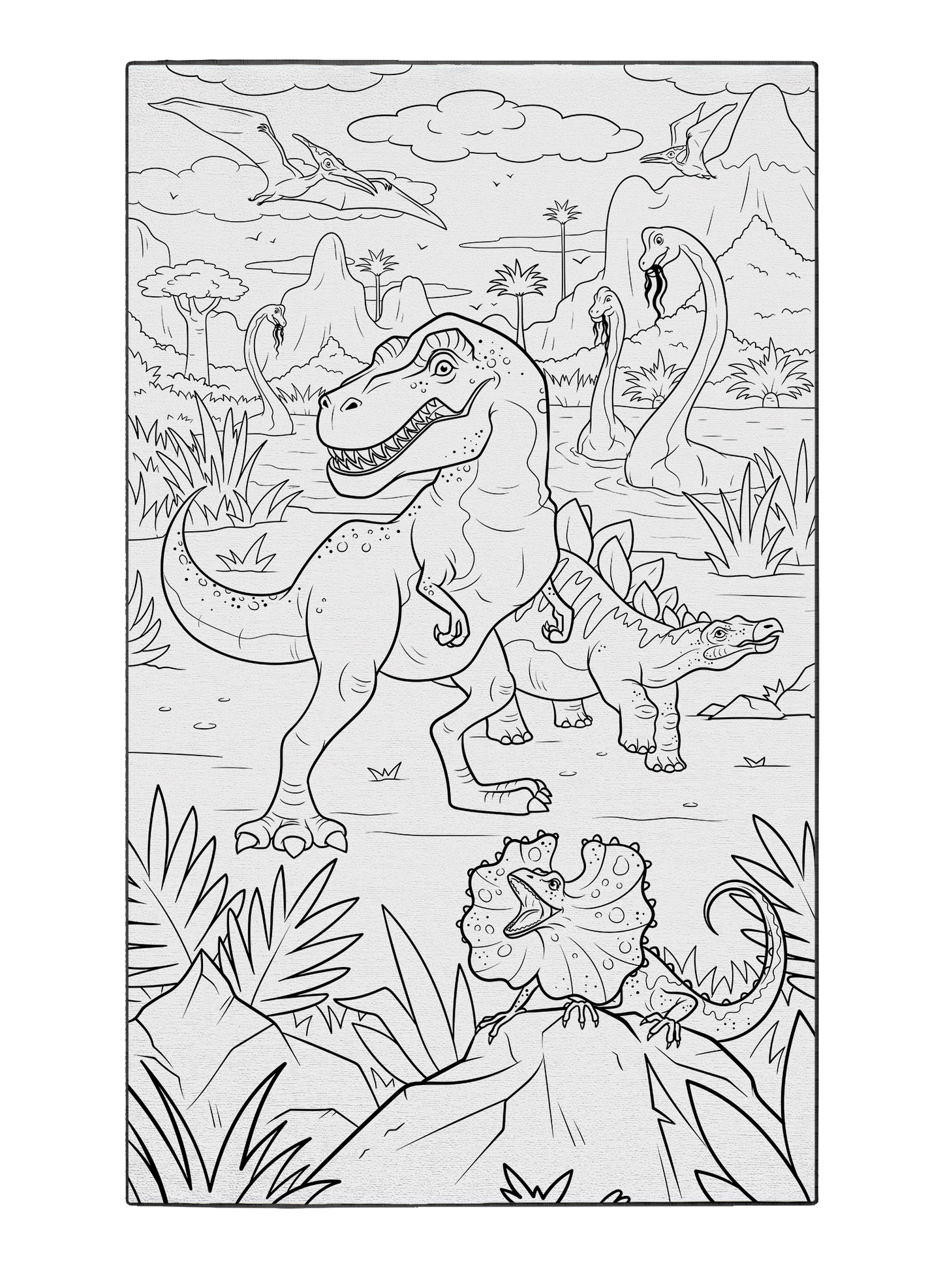 Ancient Rulers Coloring Poster