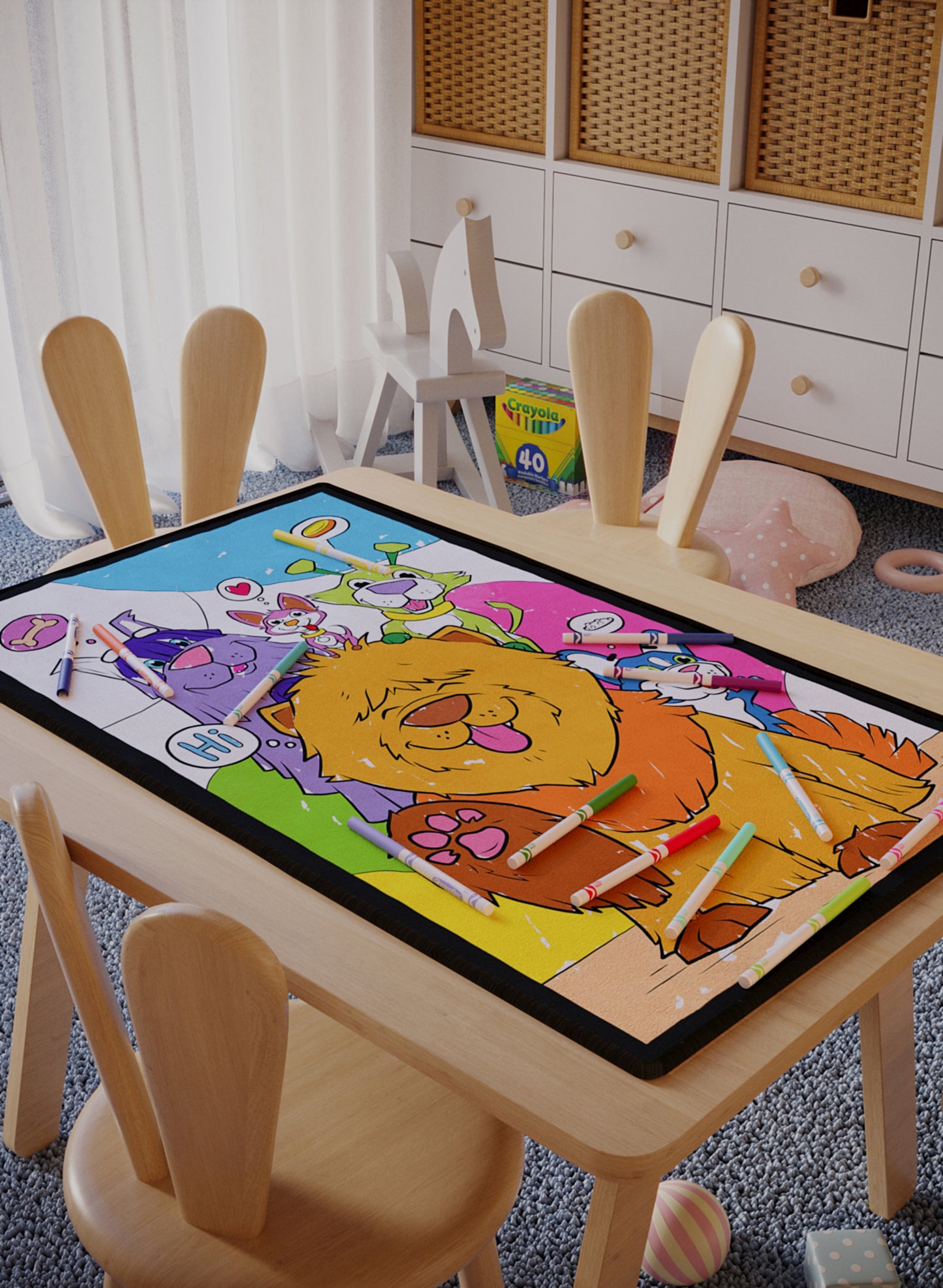 Bruno and Friends Coloring Poster - 2