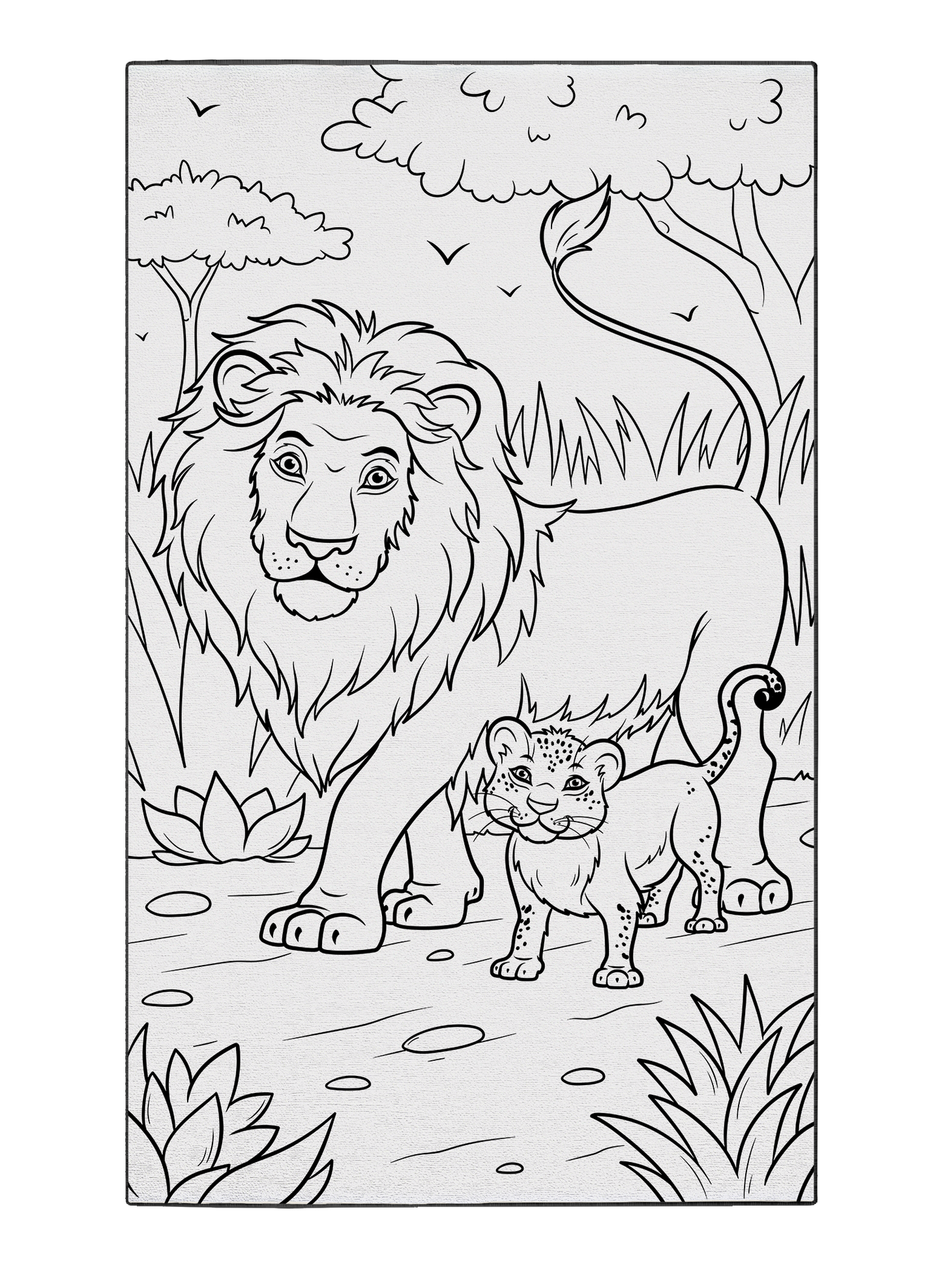 Royal Tour Washable Coloring Mat