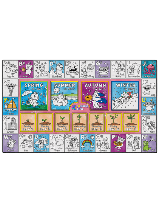 Alpha Days Coloring Poster