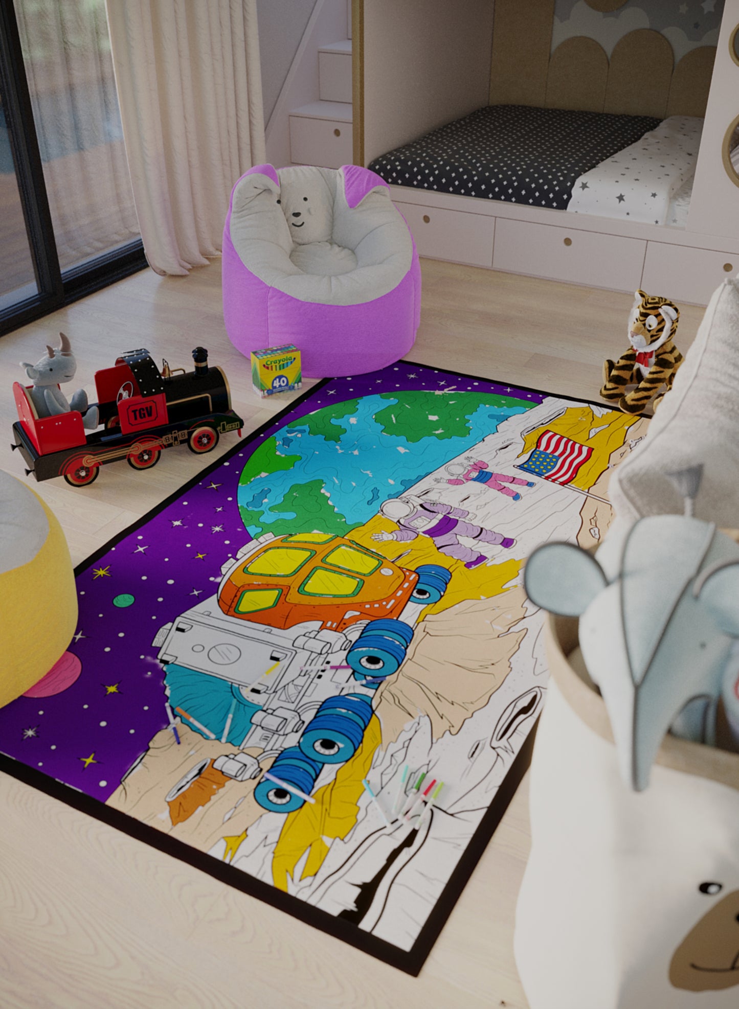 Coloring Poster "Camp Artemis"