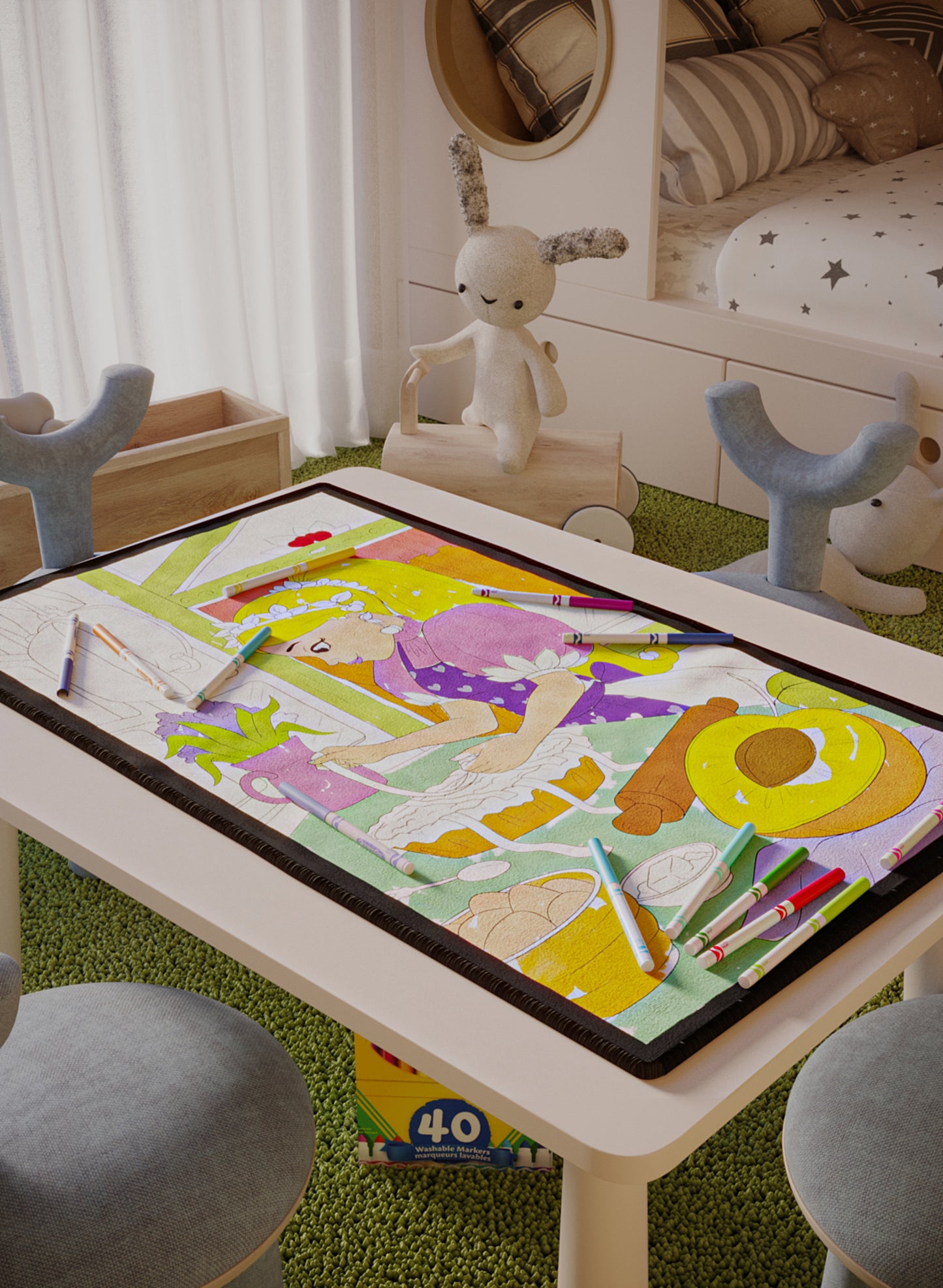 Shop "Baking Bliss" Coloring Poster - 3