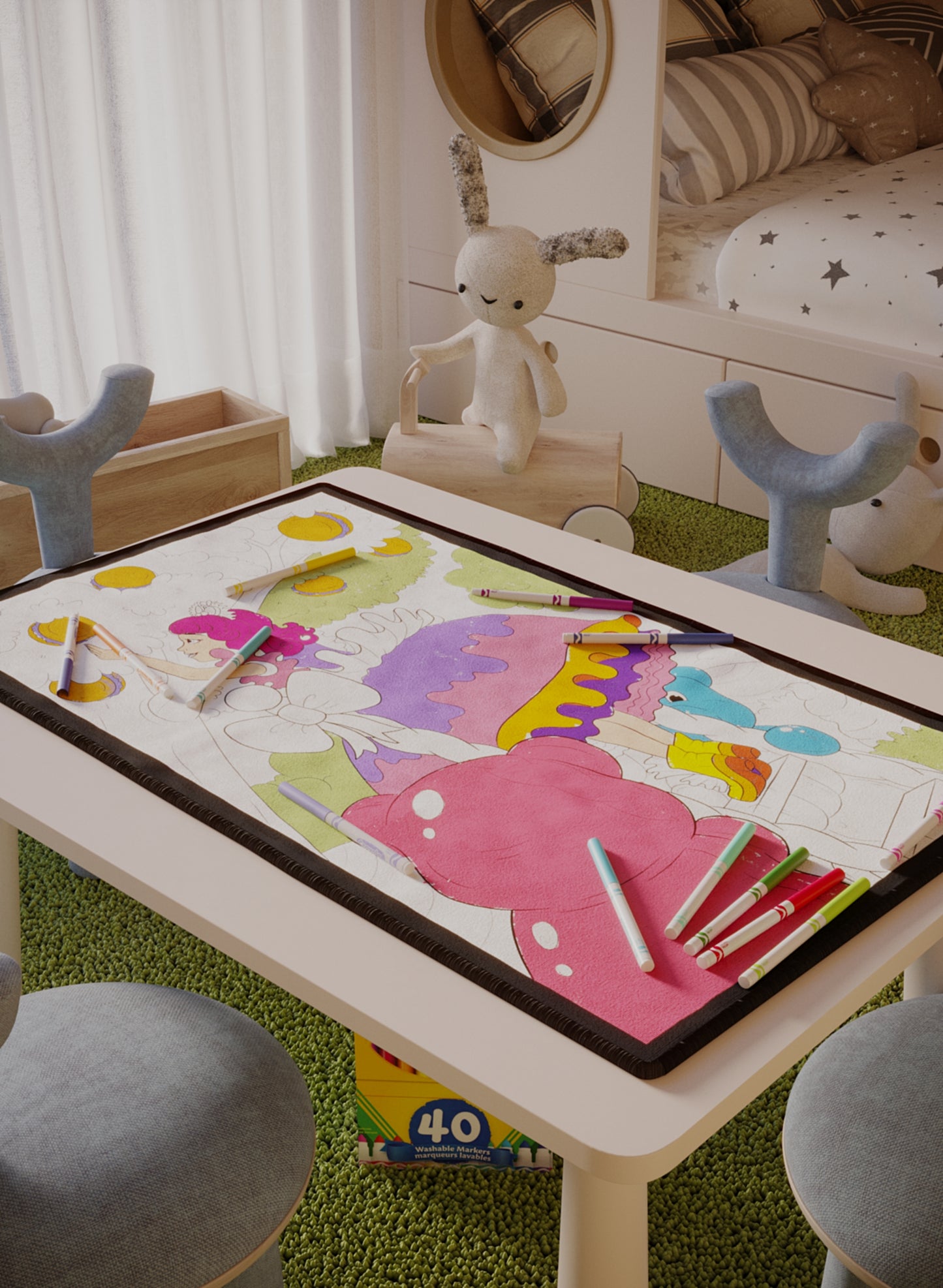 Pastry Harvest Coloring Mat - 3