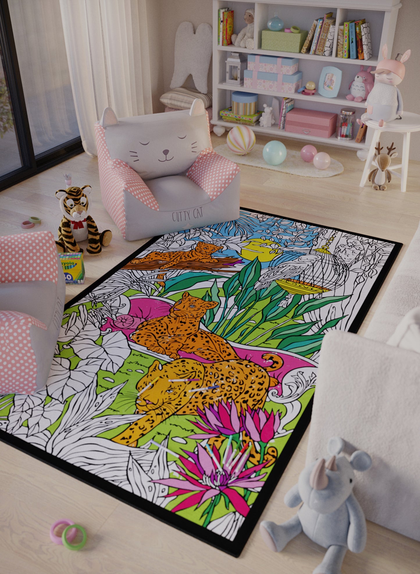 Garden of Grandeur Poster to Color - 2