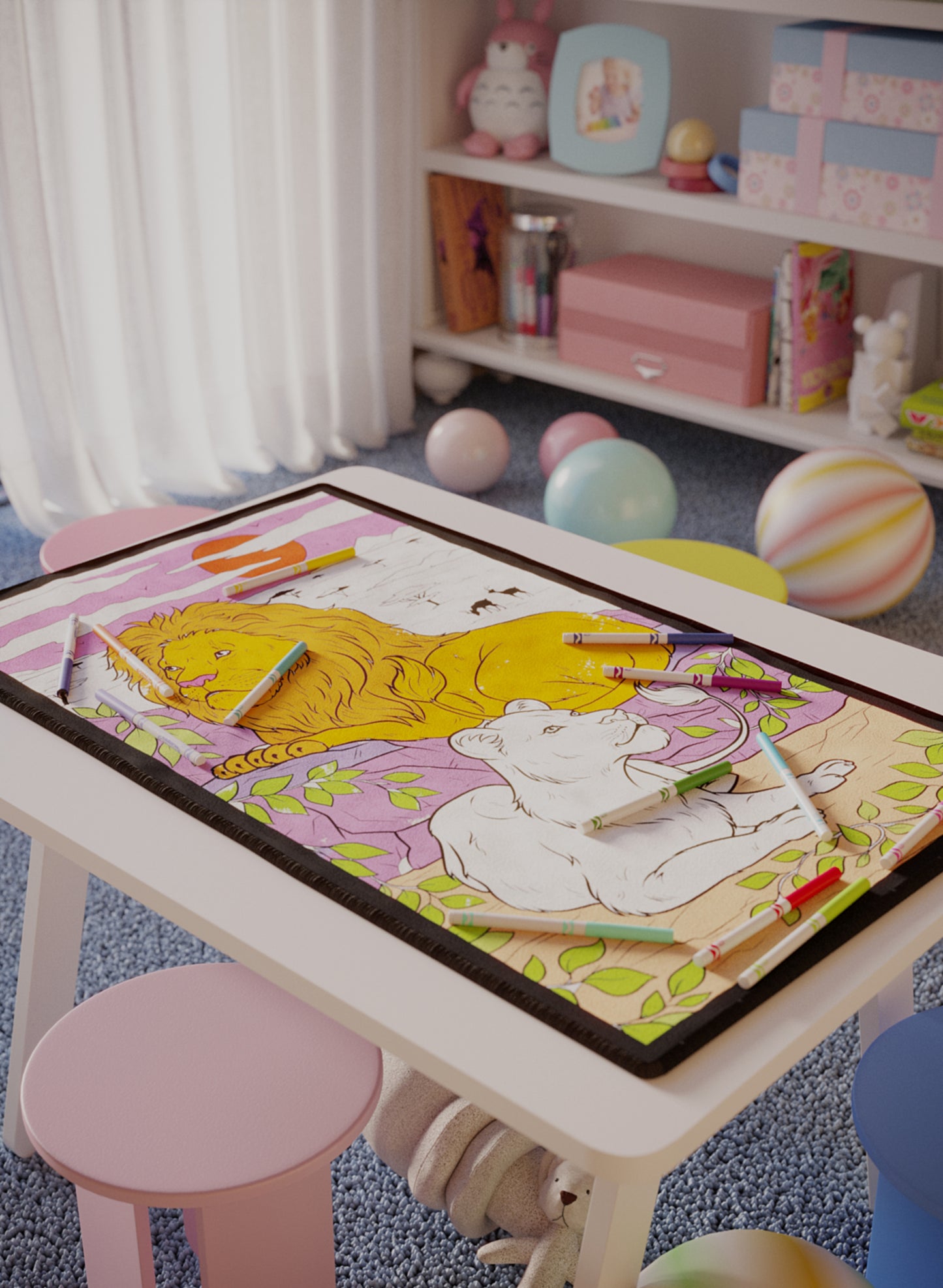 Pride Perch Coloring Mat - 3