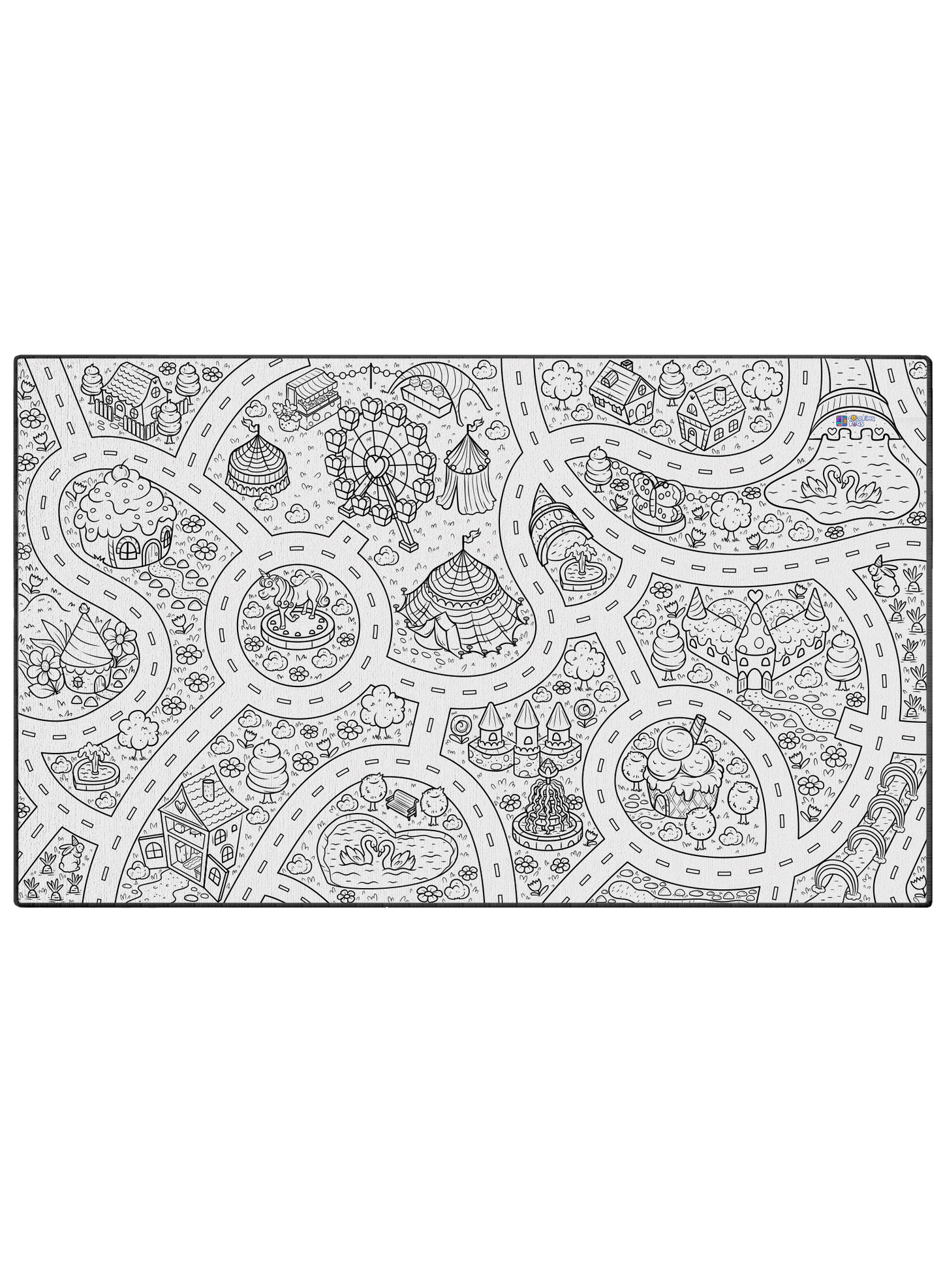 Coloring Mat "Magic Valley"