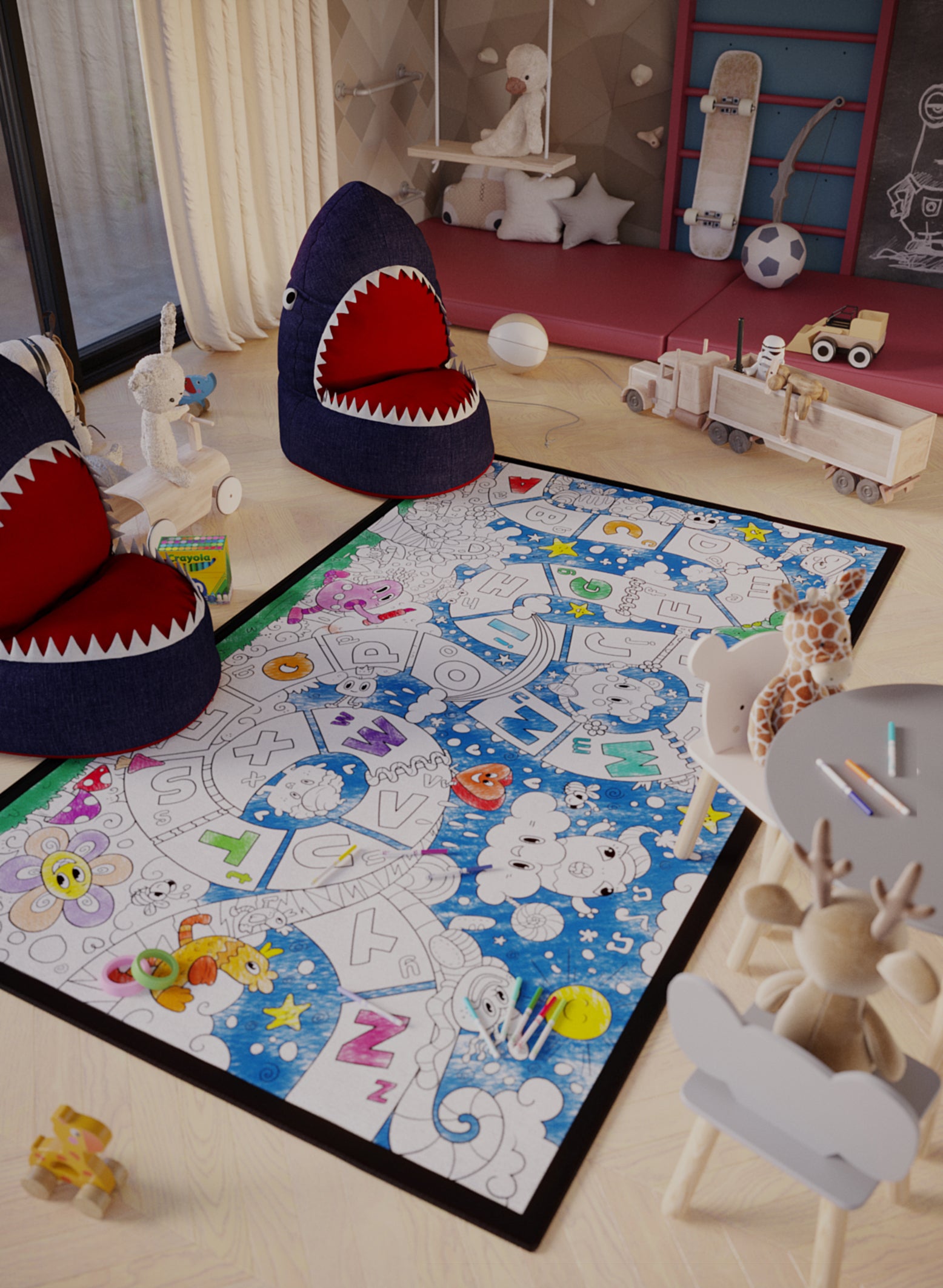 Imagination Nation Poster to Color - 2