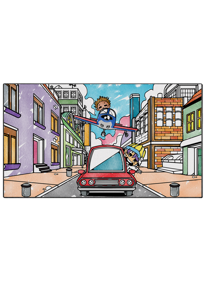 Coloring Mat "Lazy Race"