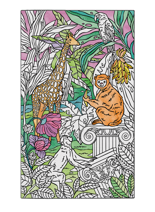 Coloring Poster "Harmony in the Wild"