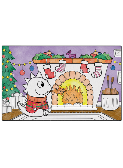 Coloring Mat "Staying Toasty"