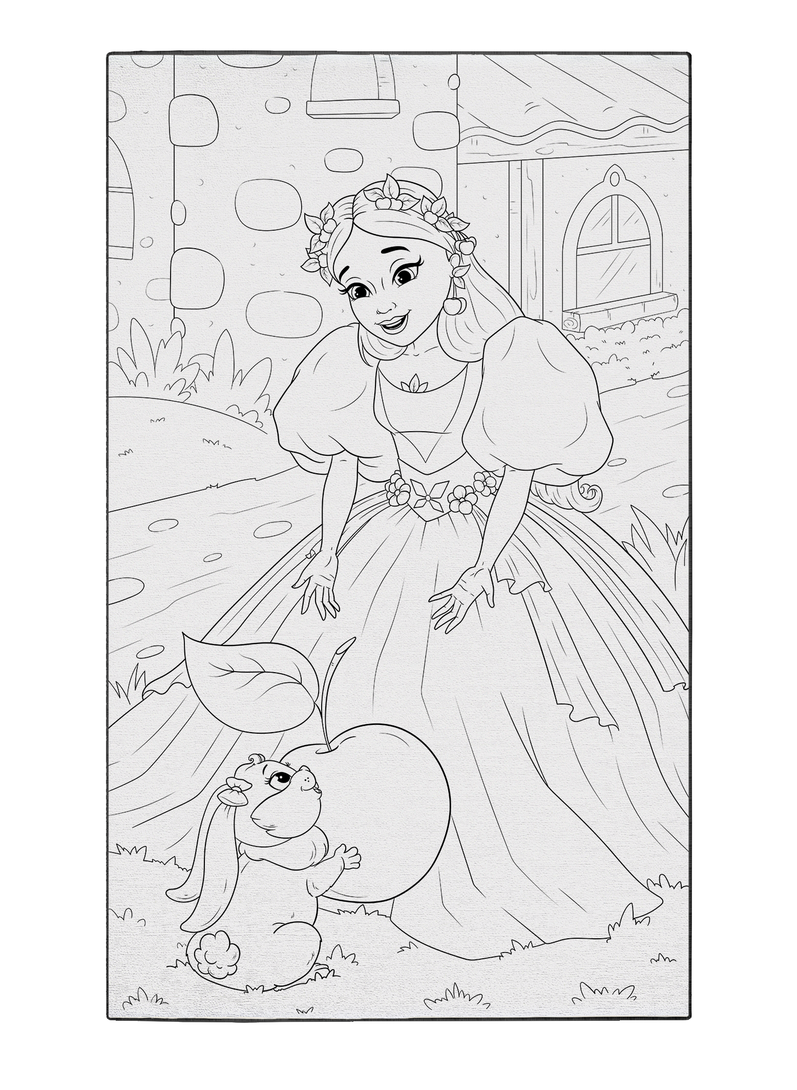 Great Gift Coloring Poster