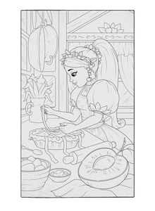 Shop "Baking Bliss" Coloring Poster