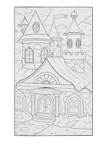 Get "Cherry Cottage" Washable Playroom Coloring Poster
