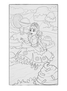 Taffy Lane Washable Coloring Mat