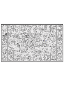 Alpha Zoo Coloring Poster - 4