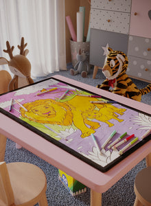 Royal Tour Washable Coloring Mat - 3