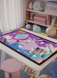 Space Out Washable Coloring Mat - 3