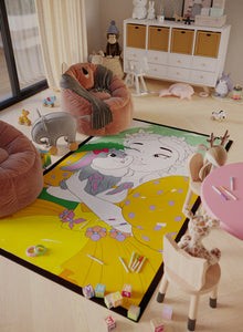 Sugar Bunny Hugs Washable Coloring Mat - 2