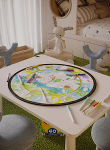 Alpha Zoo Circle Time Coloring Poster - 3