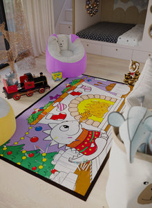 Staying Toasty Washable Coloring Mat - 3