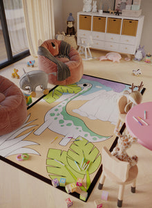 Shop "Brachiosaurus Brunch"  Coloring Poster - 2