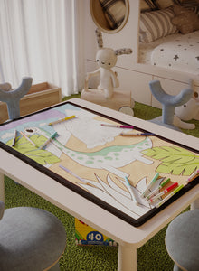 Shop "Brachiosaurus Brunch"  Coloring Poster - 3