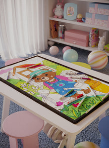 Grandma Bear's Garden Poster to Color - 3