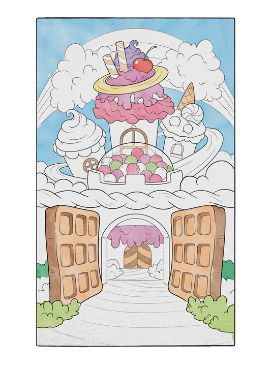 Coloring Poster "Gumball Castle"