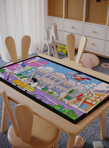Town Square Washable Coloring Mat - 3