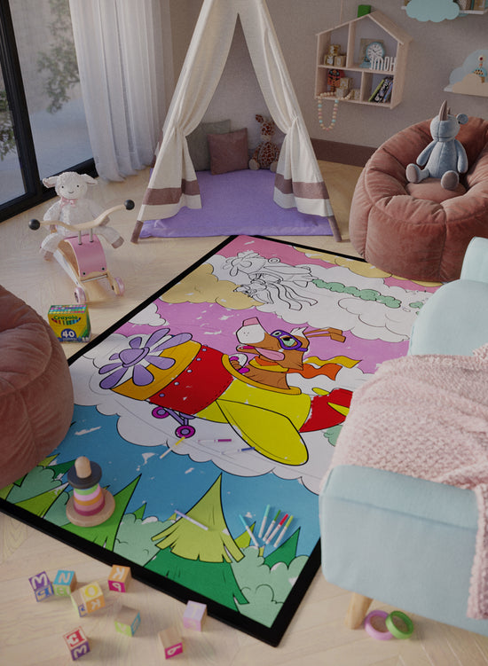 Propeller Pups – Coloring Rugs