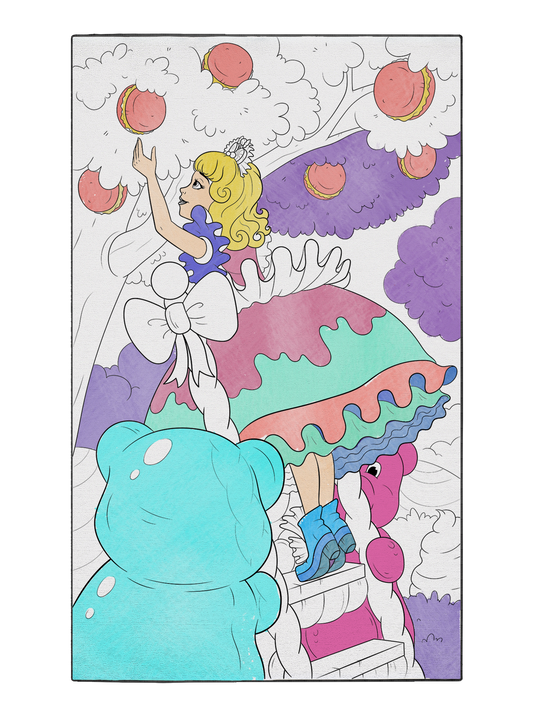 Coloring Mat "Pastry Harvest"