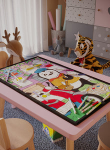 Pablo Penguin's Parcels Coloring Mat - 3