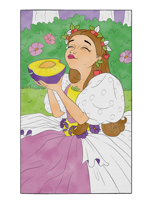 Coloring Mat "The Enchanted Cherry"
